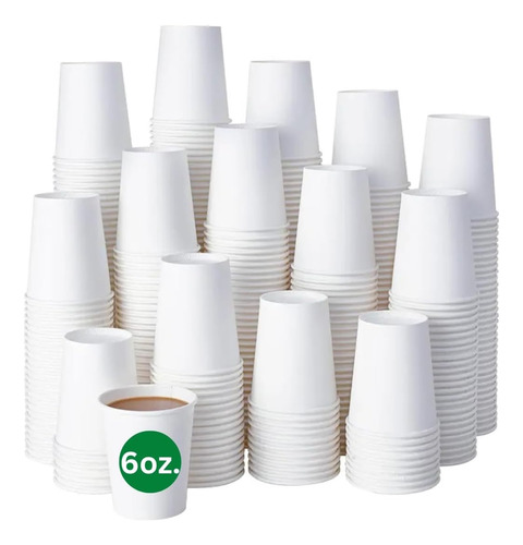 Vaso Polipapel 6 Oz Blanco (50 Unidades) 1