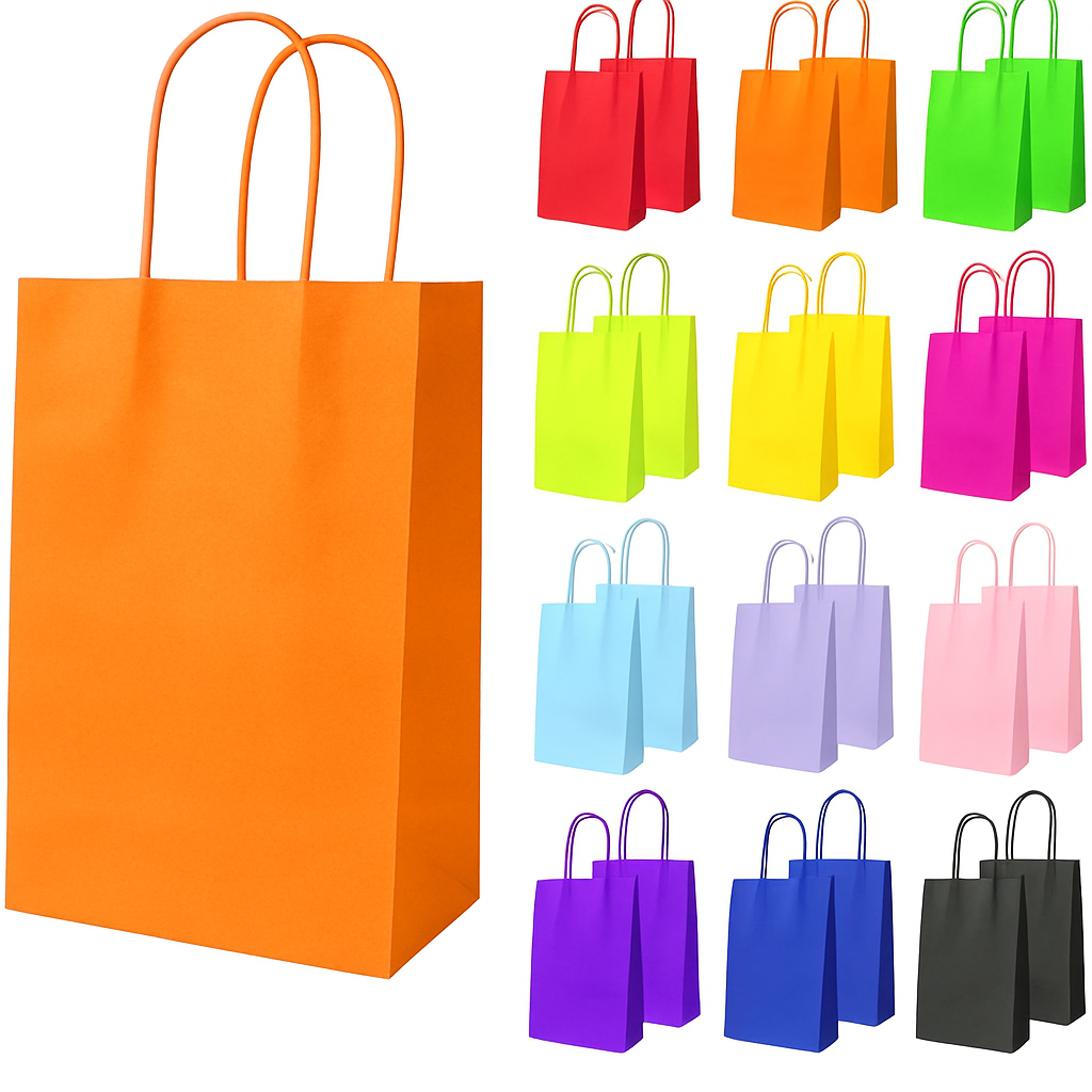 Bolsa Papel Manilla 22x10x32 Cm (10 Unidades) 7