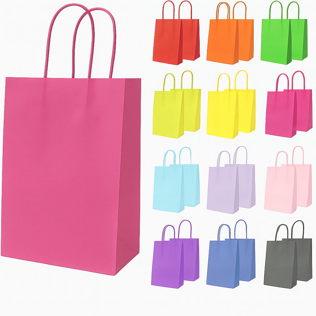 Bolsa Papel Manilla 22x10x32 Cm (10 Unidades) 9