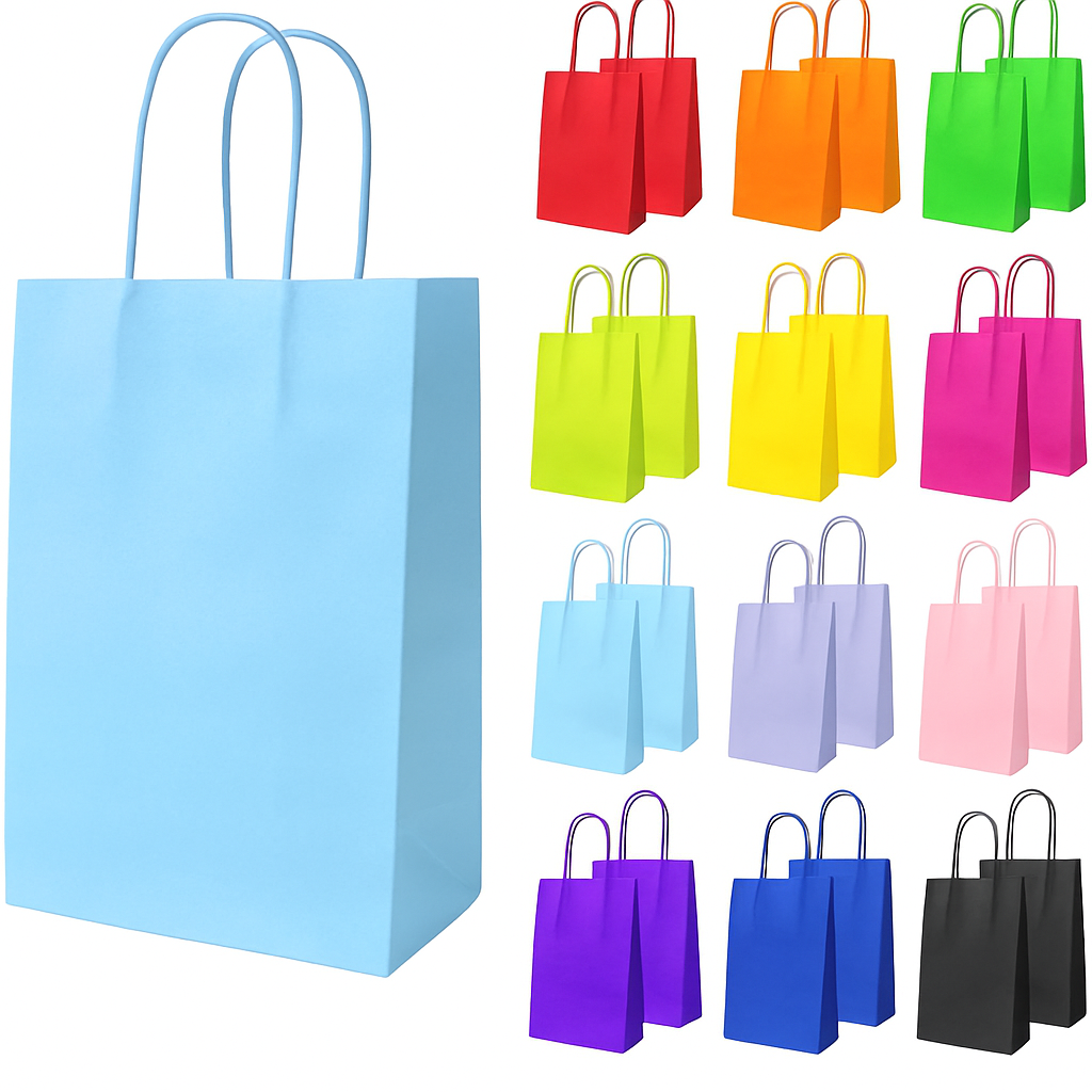 Bolsa Papel Manilla 22x10x32 Cm (10 Unidades) 10