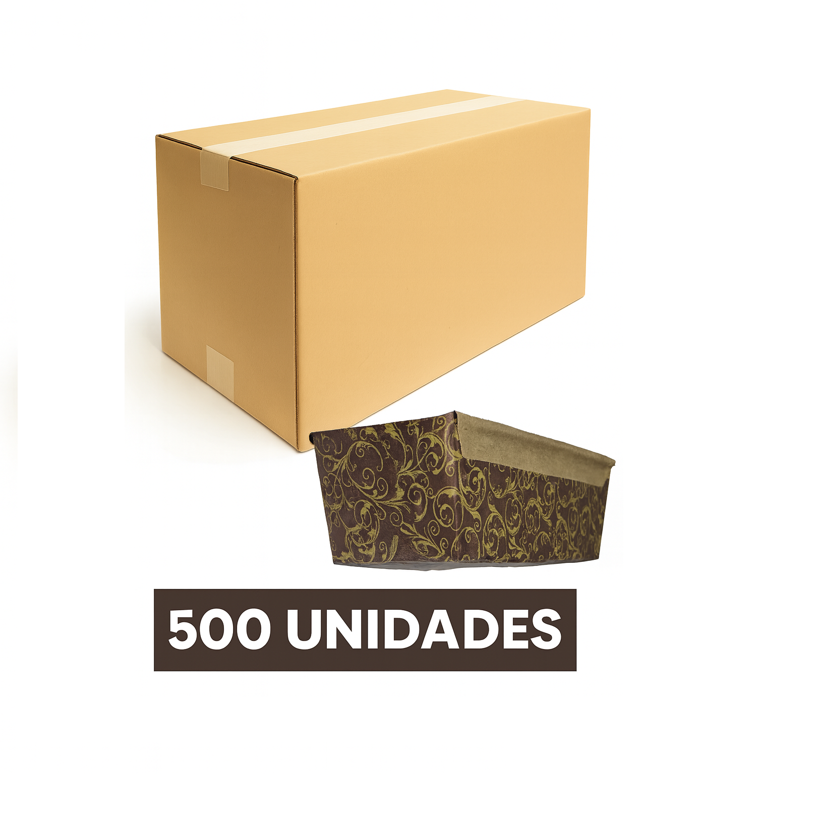 Molde Queque Inglés 600 Gramos (caja 500 Unidades) 1
