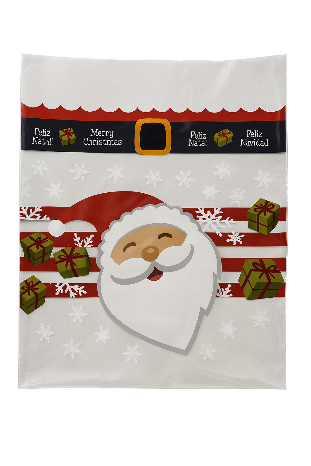 Bolsas navideñas - Para Pan De Pascua 1/2 / 500 Gramos.  1