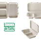 Envase Biodegradable 2 División / Colación / Comida (caja 250 Unidades) - Miniatura 6