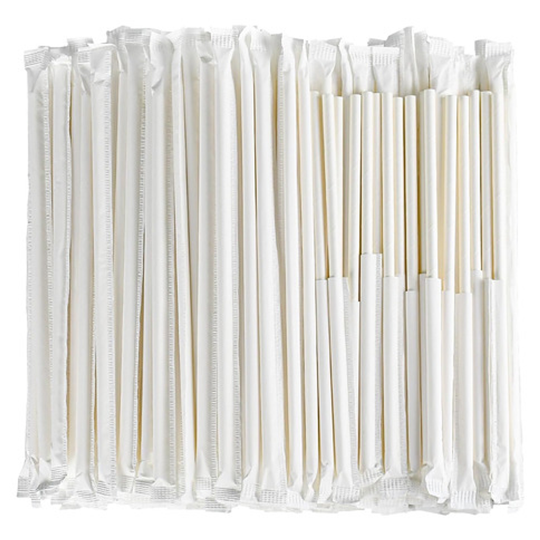 Bombillas De Papel Con Funda (6 X 195 Mm 500 Unidades) 1