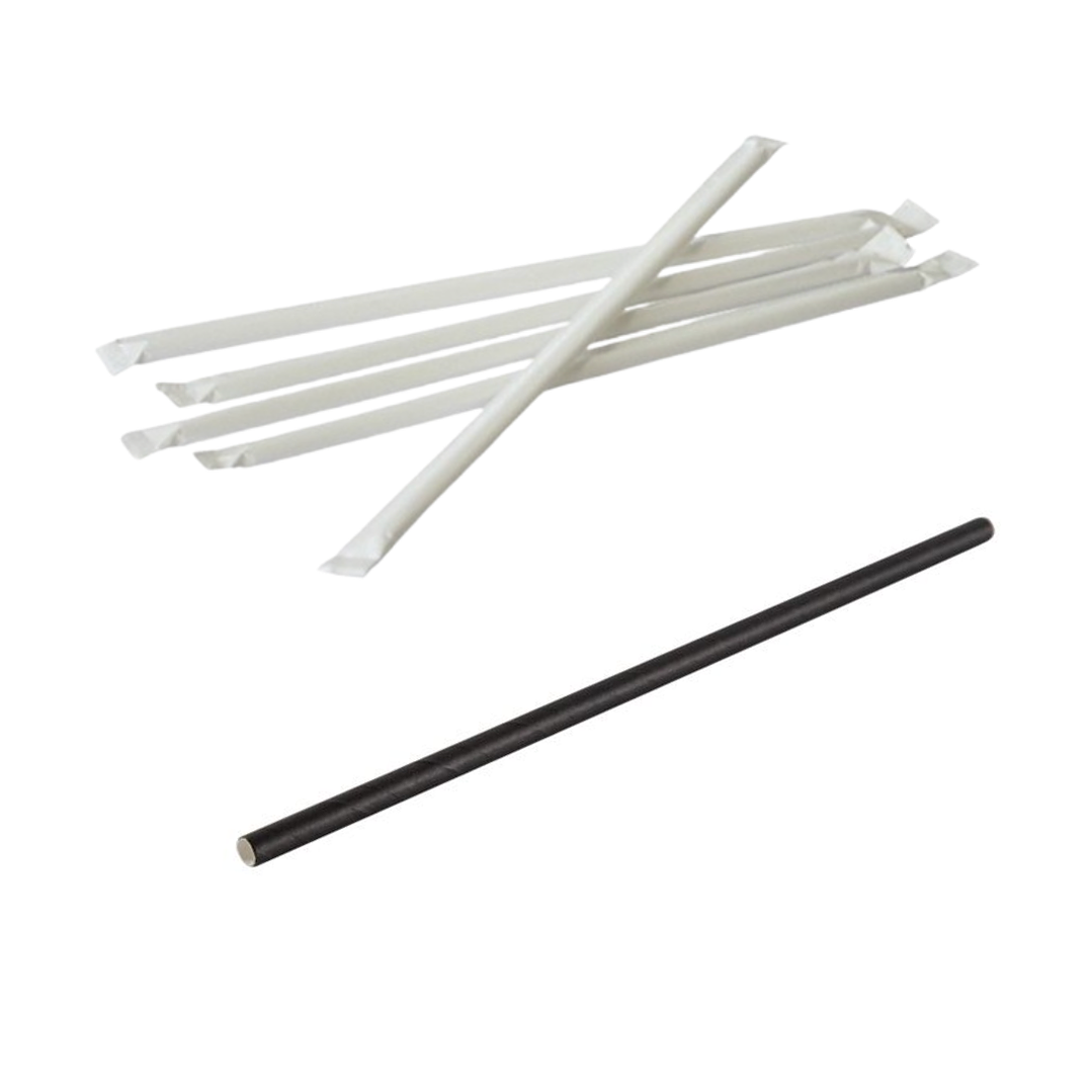 Bombillas De Papel Con Funda (6 X 195 Mm 500 Unidades) 6