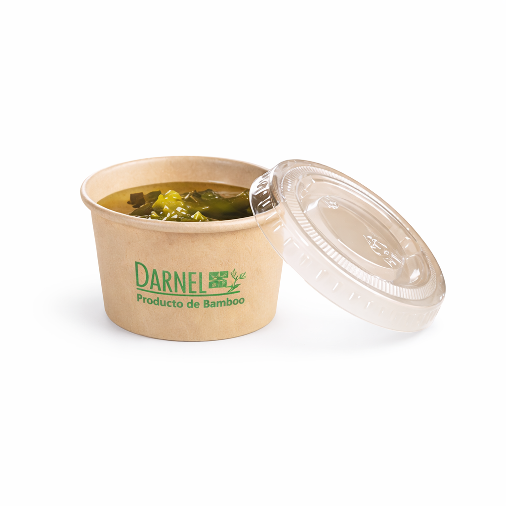 Envases Degustadores De Bambú Con Tapa (50 Unidades) 1