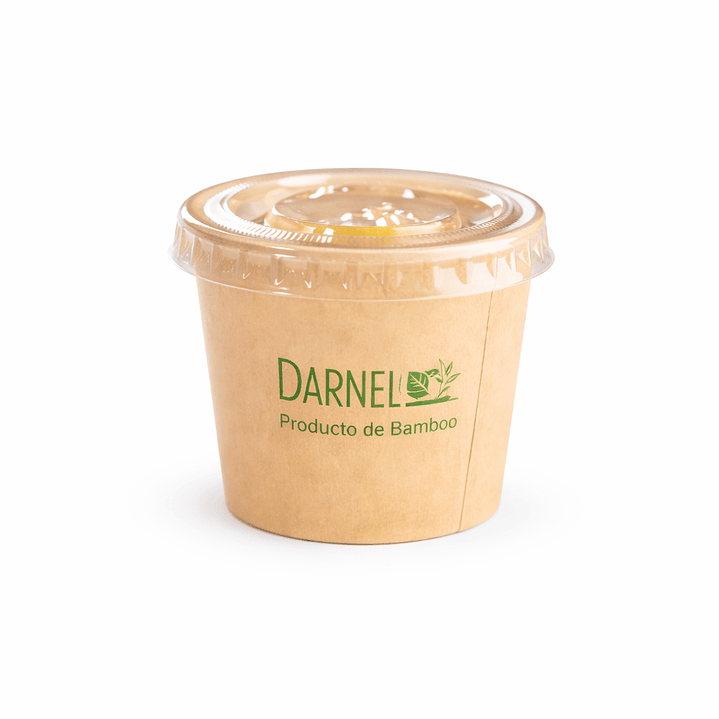 Envases Degustadores De Bambú Con Tapa (50 Unidades) 4