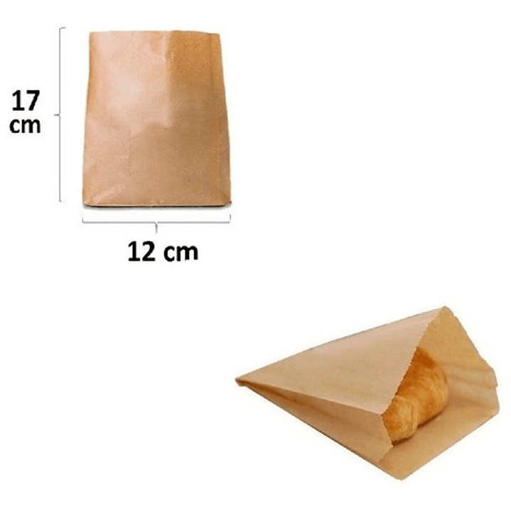 Saco / Bolsa Papel Kraft 1/2 Kg 40gr (pack 1.000 Unidades) 2