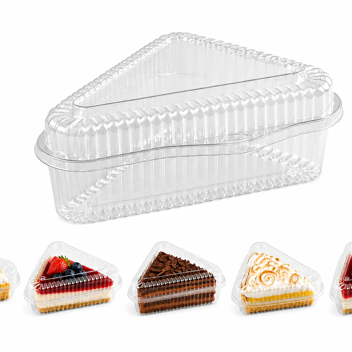 Envase Triangular Bajo para Tartaletas y Kuchen (Caja 200 Unidades) 4