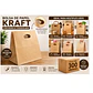 Bolsa de Papel Kraft con Manilla Troquelada 35x32x18 cm (Caja 300 Unidades) - Miniatura 3