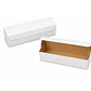 Caja Blanca Plegable 27 x 7.5 x 8 cm para Delivery, Regalos y Alimentos (100 Unidades) - Miniatura 1