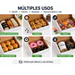 Caja Multiusos Blanca para Delivery y Regalos – 20 × 14 × 5.5 cm (100 Unidades) - Miniatura 2
