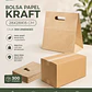 Bolsa Papel Kraft 28x28x15 Cm (caja 300 Unidades)  - Miniatura 1
