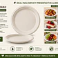 Plato Biodegradable 22.5 Cm (20 Unidades) - Miniatura 2