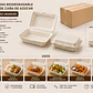 Envase Biodegradable / Porta Colación / Comidas (Caja 250 Unidades) - Miniatura 1