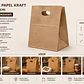 Bolsa Papel Kraft 28x28x15 Cm (50 Unidades)  - Miniatura 2