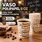 Vaso Polipapel 8 Oz (50 Unidades) - Miniatura 2