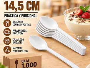 Cuchara Plástica (Caja x1000 Unidades) 