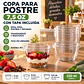 Copa Para Postre Con Tapa 7.5 Oz (100 Unidades) - Miniatura 2