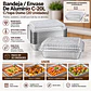 Bandeja / Envase De Aluminio C-20l C/tapa Domo (20 Unidades) - Miniatura 1