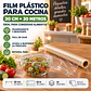 Film Plástico Para Cocina / Papel Alusa 30cm X 30 Metros - Miniatura 1