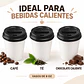 Tapa Vaso Polipapel 8 Oz (100 Unidades) - Miniatura 3
