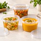 Pote Plástico 16 Oz - 500 ML Con Tapa (50 Unidades) - Miniatura 3