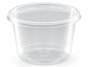 Pote Plástico 16 Oz - 500 ML Con Tapa (50 Unidades)