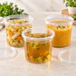 Pote Plástico 24 Oz - 750 ML Con Tapa (50 Unidades) - Miniatura 3