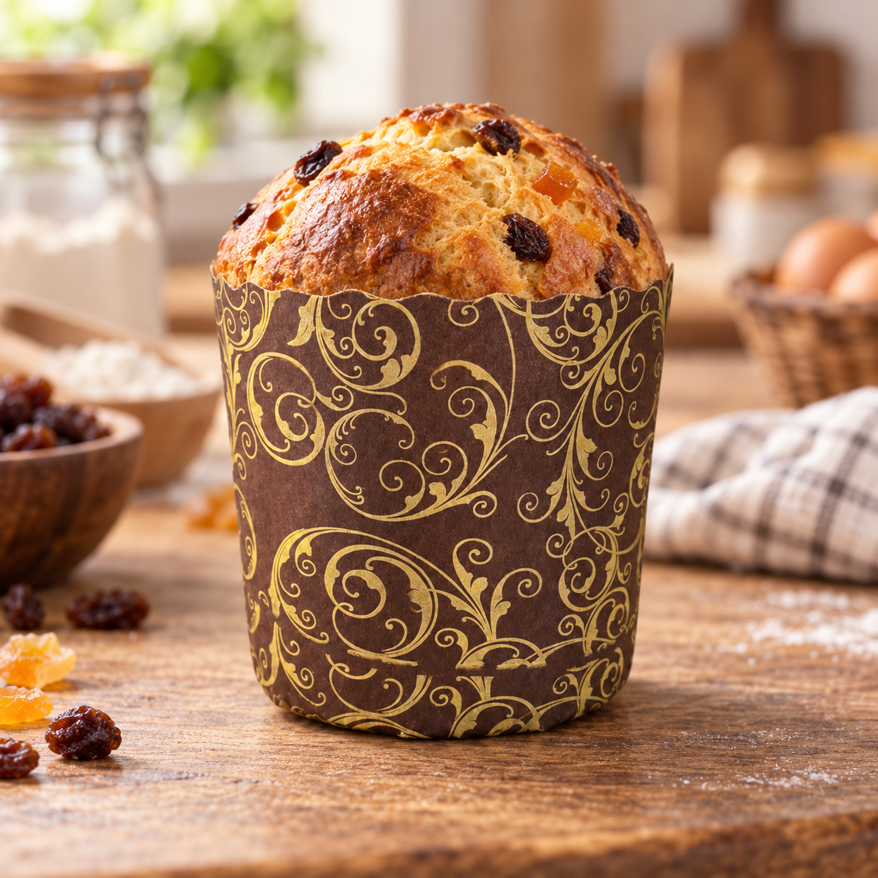 Molde Panettone / Queque / Pan De Pascua 100 Gramos  3