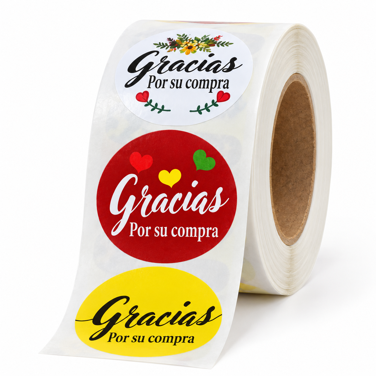Etiquetas Autoadhesivas Gracias Por Su Compra (1000 Unidades)  3