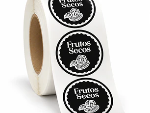 Etiquetas Autoadhesivas Frutos Secos (1000 Unidades)