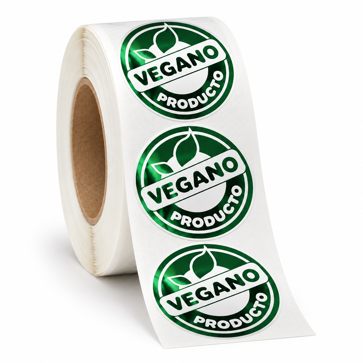 Etiquetas Autoadhesivas Producto Vegano 1000 Unidades.  2