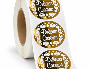 Etiquetas Autoadhesivas Delicias Caseras (1000 Unidades)