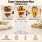 Copa Veneciana 5 Oz Con Tapa (50 Unidades) - Miniatura 2