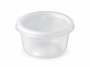 Pote  Plástico 6 Oz Con Tapa (25 Uds)