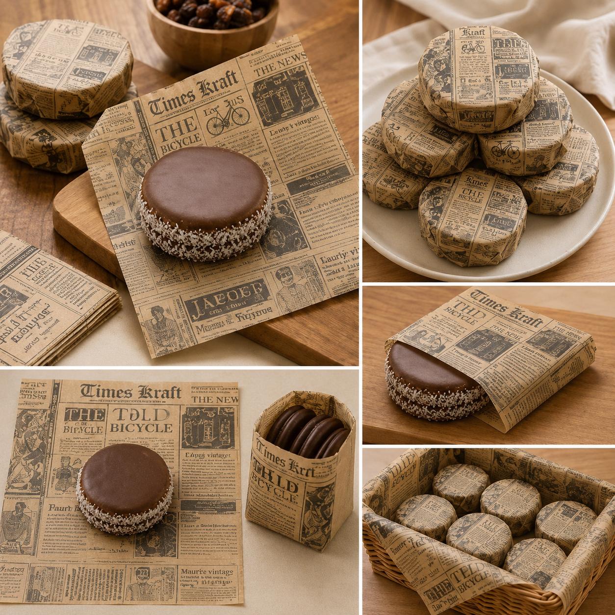 Papel Para Alfajor 14 X 17 Cm (100 Unidades) 2