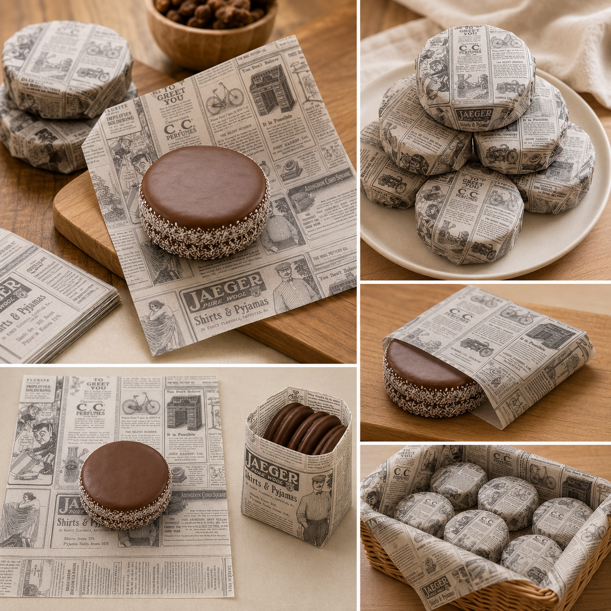 Papel Para Alfajor 14 X 17 Cm (100 Unidades) 4