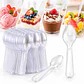 Cucharas Acrílicas Para Postres Y Helados (250 Unidades) - Miniatura 1