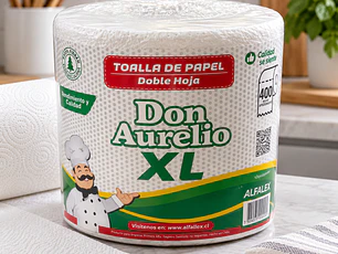 Toalla de Papel Doble Hoja XL