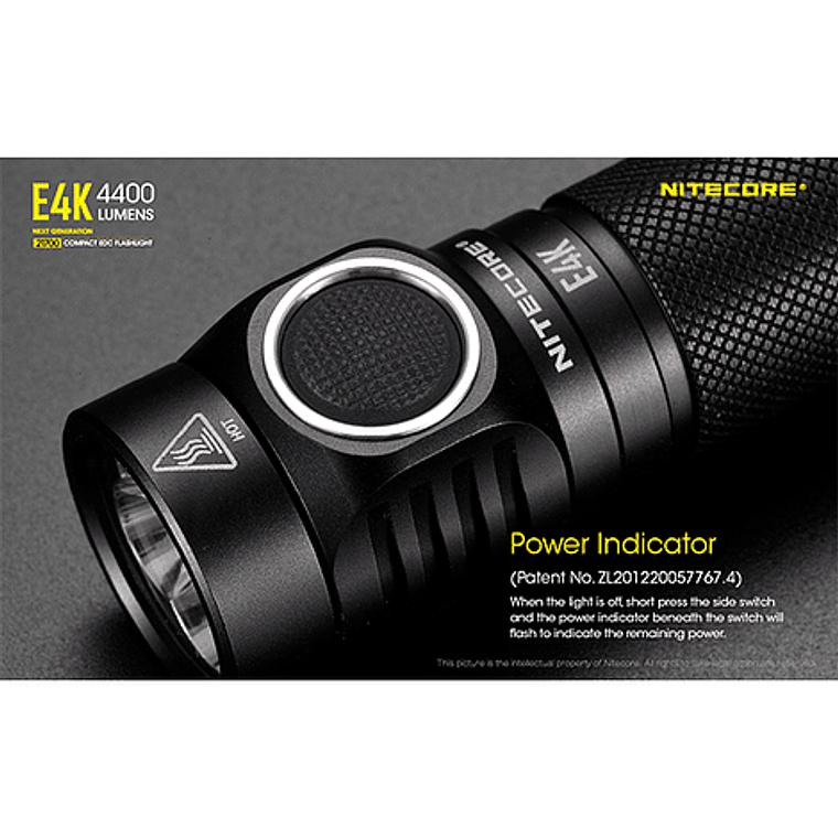 Linterna LED 4400 lúmenes E4K - Nitecore 8