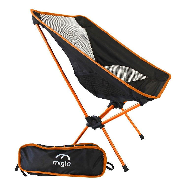 Silla Plegable Naranja - Miglu 1