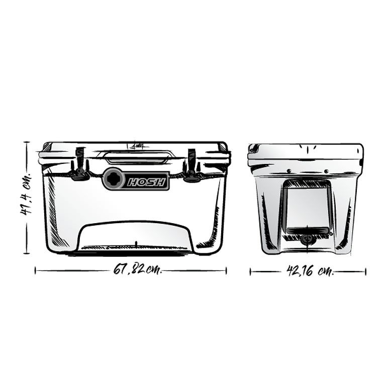 COOLER 45QT - HOSH 13