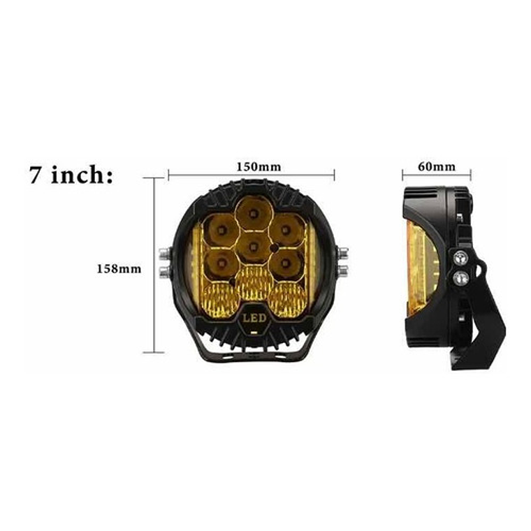 Focos LED Neblineros Force de 7