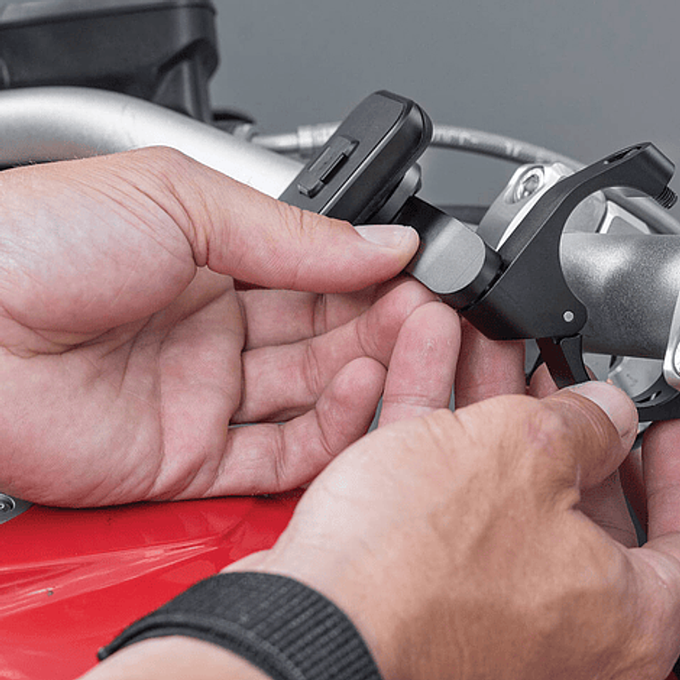 Soporte Teléfono para Barra Moto y Barras - Peak Desing 9