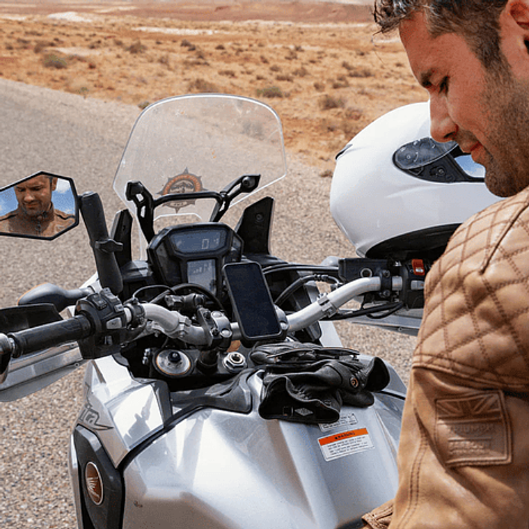 Soporte Teléfono para Barra Moto y Barras - Peak Desing 11