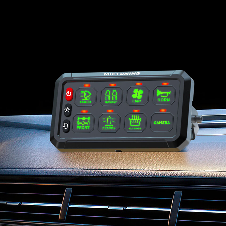 Kit panel de interruptor de 8 botones - Mictuning 5