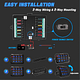 Kit panel de interruptor de 12 botones - Mictuning