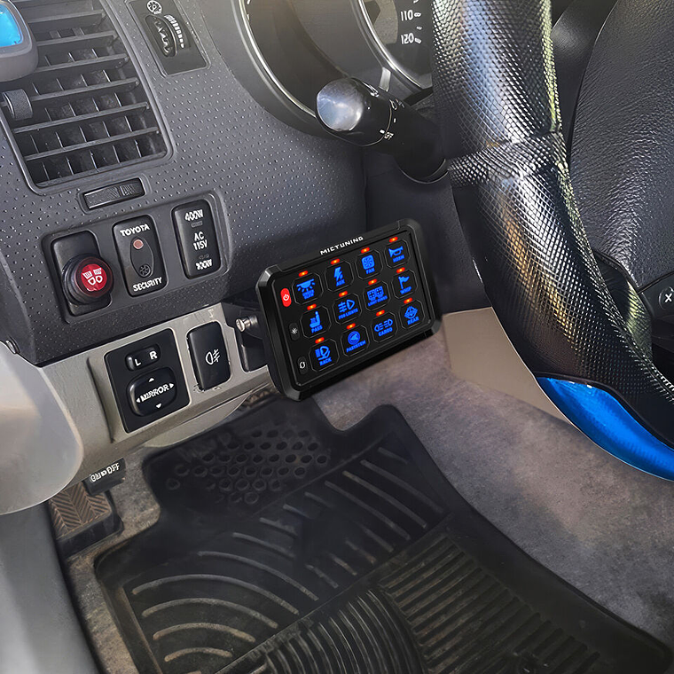 Kit panel de interruptor de 12 botones - Mictuning 8