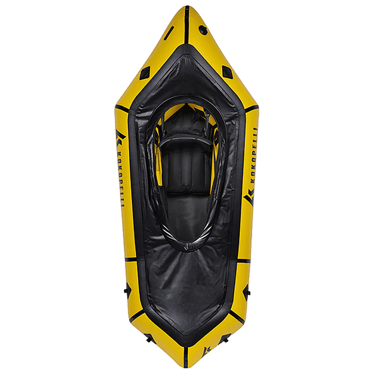 Packraft Nirvana Spraydeck Amarillo con TiZip - Kokopelli 2